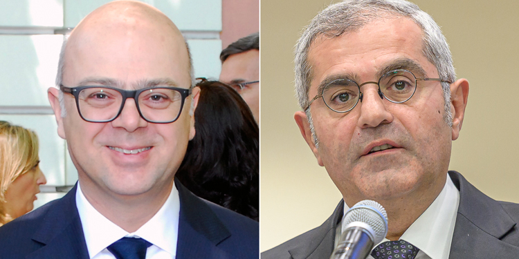 Los embajadores Cihad Erginay y Burak Akçapar.