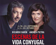 Ricardo Darín y Andrea Pietra en ‘Escenas de la vida conyugal’