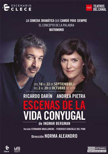 Ricardo Darín y Andrea Pietra en ‘Escenas de la vida conyugal’