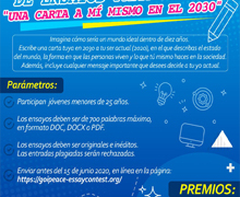 Concurso de Ensayo para Jóvenes ‘Una carta a mí mismo en 2030’