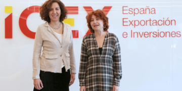 Irene Lozano y María Peña.