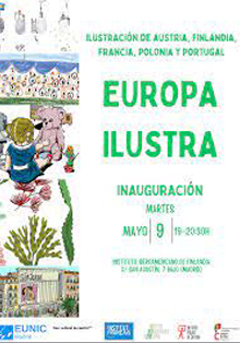 La red EUNIC Madrid inaugura la exposición ‘Europa ilustra’