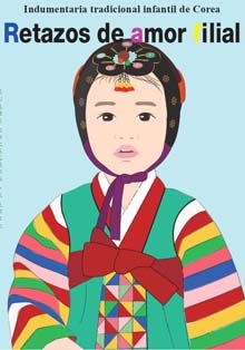 Prendas infantiles de Corea en la exposición ‘Retazos de amor filial’