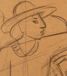 Exposición del pintor mexicano Diego Rivera en la Galería Arte 92