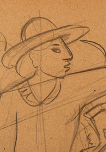 Exposición del pintor mexicano Diego Rivera en la Galería Arte 92