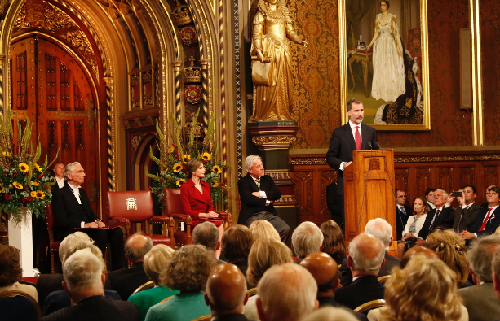 El Rey defiende en Westminster el «diálogo» entre Madrid y Londres sobre Gibraltar