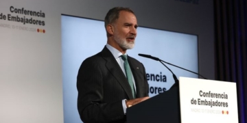 El Rey defiende ante los embajadores el “establecimiento del Estado palestino junto a Israel”