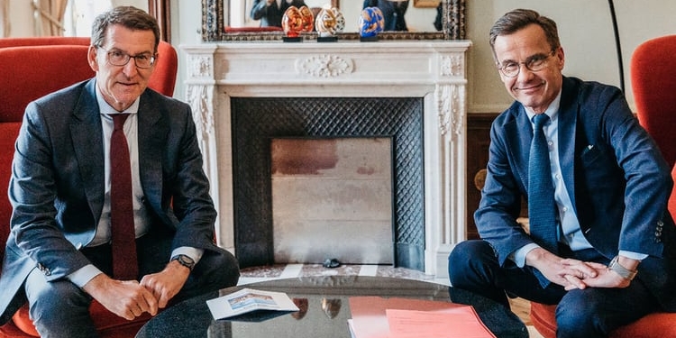 Feijóo, tras visitar Suecia: «Tengo más información de la Presidencia sueca que de la española»