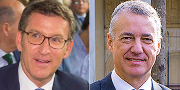 Alberto Núñez Feijoo e Íñigo Urkullu.