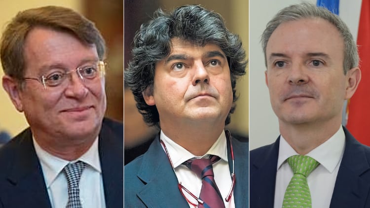 Ramiro Fernández, Jorge Moragas and Guillermo Kirkpatrick.