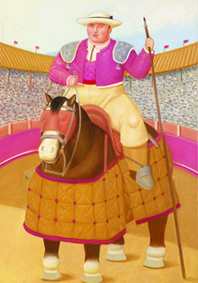 Fernando Botero ilustra a Colombia en la Galeria Marlborough