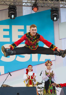 Festival Internacional de la Cultura Rusa en la Plaza Mayor de Madrid