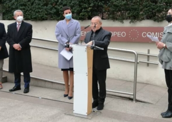 De izquierda a derecha: María Andrés, Robert Krmelj, María Lledó, Jean-Michel Casa y María Ángeles Benítez./ Foto: Daniel Leguina