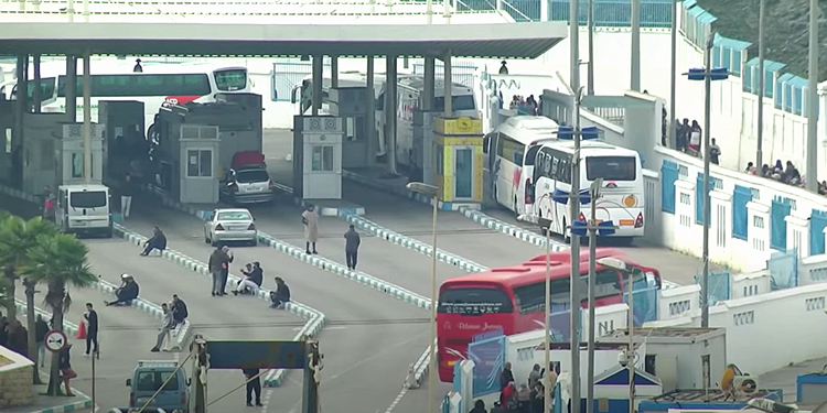 Paso fronterizo de Ceuta.