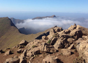 El Pico de la Zarza, el techo en la isla canaria de Fuerteventura