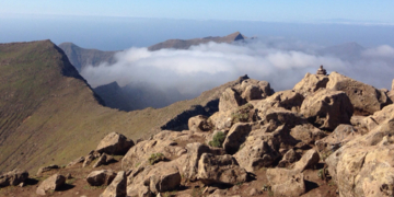 El Pico de la Zarza, el techo en la isla canaria de Fuerteventura