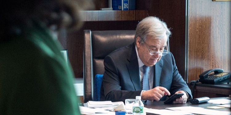 González Laya invita a Antonio Guterres a visitar España “en breve”