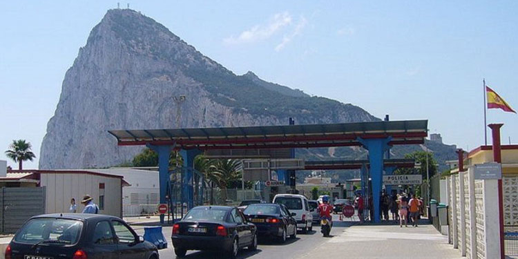 Paso fronterizo de Gibraltar.