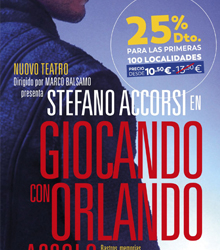 ‘Giocando con Orlando’, en los Teatros del Canal con Stefano Accorsi