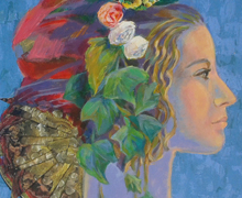 Irene Iribarren expone una nueva versión de su pintura en el Ateneo