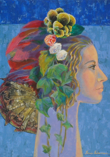 Irene Iribarren expone una nueva versión de su pintura en el Ateneo