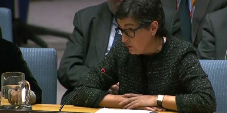 González Laya pide el “pleno apoyo” a la CPI ante el Consejo de Seguridad de la ONU