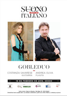 Concierto de Globeduo en el Instituto Italiano de Cultura