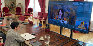 En la conversación se trató también de la reapertura de fronteras./ Foto: MAEC