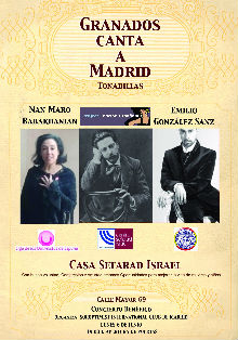Concierto benéfico: ‘Granados canta a Madrid’ en el Centro Sefarad-Israel