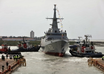 Navantia bota la tercera corbeta para Arabia Saudí