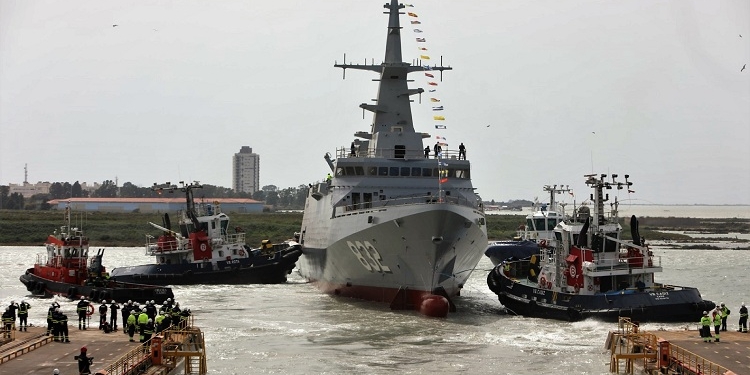 Navantia bota la tercera corbeta para Arabia Saudí
