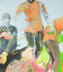 Exposición de la pintora Blanesth en el Centro Cultural Coreano