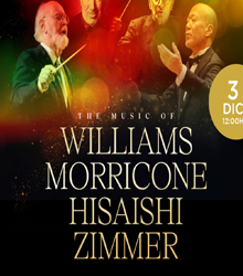 Homenaje a la música de cine de Morricone, Zimmer, Williams y Hisaishi