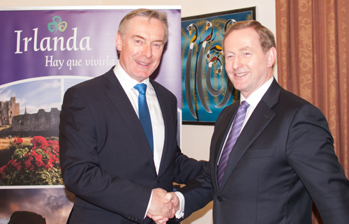 El Taoiseach, protagonista de la recepción ofrecida por el embajador de Irlanda