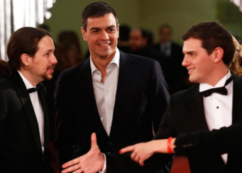 Iglesias, Sánchez y Rivera, entre el centenar de invitados al almuerzo con Obama