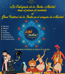 El Festival Olé India llega al Auditorio del Parque Enrique Tierno Galván
