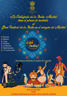 El Festival Olé India llega al Auditorio del Parque Enrique Tierno Galván