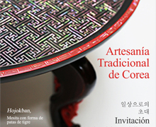 El Centro Cultural Coreano exhibe artesanía de la vida cotidiana