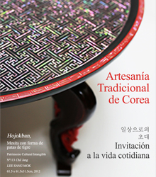 El Centro Cultural Coreano exhibe artesanía de la vida cotidiana