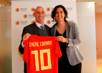 Irene Lozano y Luis Rubiales.