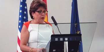 Janet Murguía durante su intervención / Foto: AC