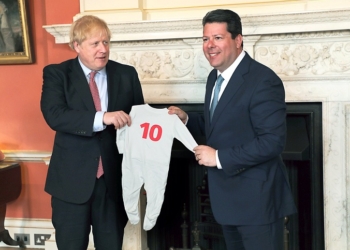 Fabián Picardo expresa su gratitud a Boris Johnson por su “apoyo inquebrantable” a Gibraltar
