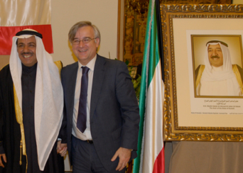 El secretario de Estado de Exteriores, en la recepción del Día Nacional de Kuwait