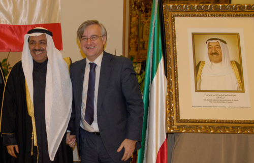 El secretario de Estado de Exteriores, en la recepción del Día Nacional de Kuwait