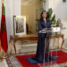 La embajadora Karima Benyaich, ayer durante su intervención./ Foto: Embajada de Marruecos
