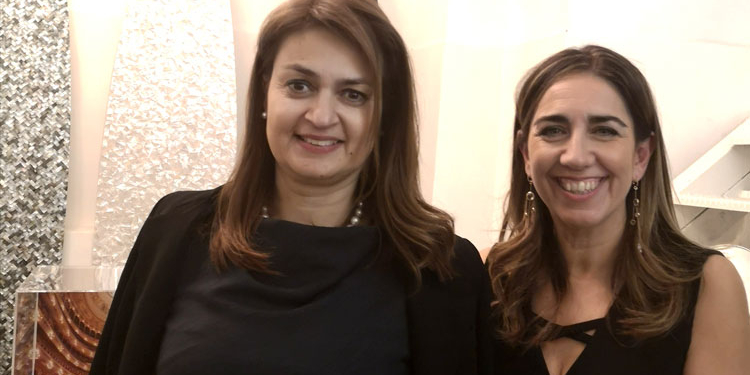 Numerosos diplomáticos en la exposición de la diseñadora Lisi Fracchia en Madrid