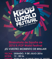 El Centro Cultural Coreano presenta la K-POP World Festival de 2016