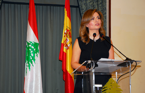 La embajadora de Líbano afirma que aumenta el interés político y social por España