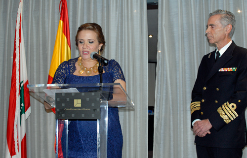 Emotivo homenaje de la Embajada del Líbano a los militares de la FINUL