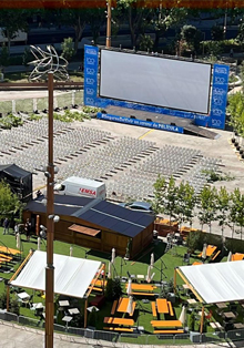 Los cines de verano hacen su ‘agosto’ este caluroso mes en Madrid